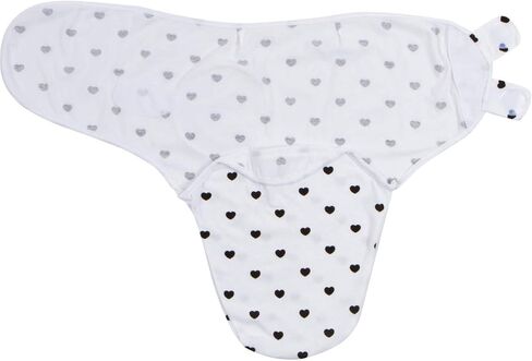 بطانية قماط، مجموعة لف قماط الأطفال الرضع قابلة للتعديل مكونة من 4 قطع، بطانيات لف لف قماط الأطفال للأولاد والبنات مصنوعة من القطن الناعم in Kuwait