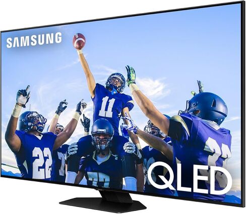 SAMSUNG QN55Q70CAFXZA 55" QLED 4K Quantum HDR Dual LED Smart TV with a HW-B550 2.1ch Soundbar and Subwoofer with Dolby Audio (2023)(Used) in Saudi Arabia