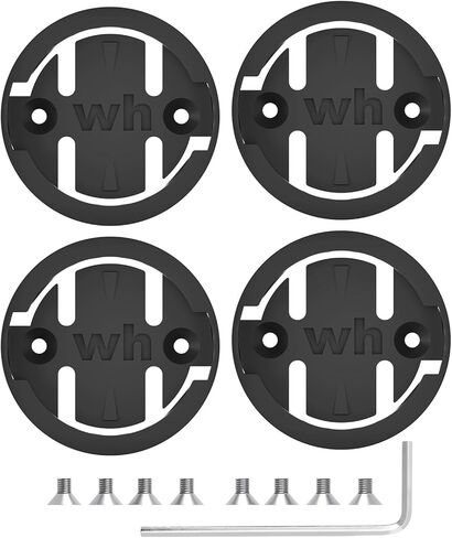 Computer Bike Mount For Wahoo, 4 Pack Wahoo Mount Insert Compatible with Out Front Wahoo Cycling Computer Mounts, Wahoo Bike Computer Mounts Replacement Base, Cycling Combo Mount Road MTB Accessories in Saudi Arabia