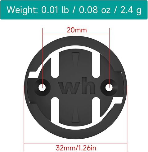 Computer Bike Mount For Wahoo, 4 Pack Wahoo Mount Insert Compatible with Out Front Wahoo Cycling Computer Mounts, Wahoo Bike Computer Mounts Replacement Base, Cycling Combo Mount Road MTB Accessories in Saudi Arabia