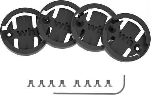 Computer Bike Mount For Wahoo, 4 Pack Wahoo Mount Insert Compatible with Out Front Wahoo Cycling Computer Mounts, Wahoo Bike Computer Mounts Replacement Base, Cycling Combo Mount Road MTB Accessories in Saudi Arabia