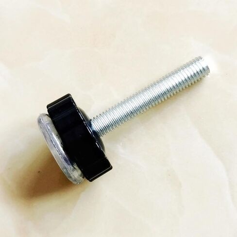 4 عبوات من بوابات الضغط M10 قضبان المغزل الملولبة، ملحقات قضيب المغزل الملولب للبوابة، مجموعة مسامير مثبتة على المسمار لبوابات الحيوانات الأليفة وبوابات درابزين الدرج (أسود) in Kuwait