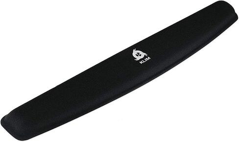 KLIM Keyboard Wrist Rest - Premium Quality - Anti-Slip Base - Comfortable and Soft - Memory Foam Wrist Rest for All Keyboards - Anti-tendonitis + Carpal Tunnel Relief - Black in Saudi Arabia