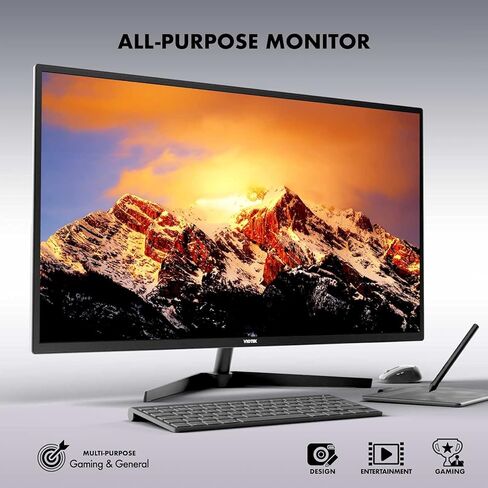 شاشة الألعاب المنحنية Viotek GNV34DBE4 مقاس 34 بوصة UWQHD 144 هرتز | عريضة للغاية 21:9 3440x1440p، 1 مللي ثانية MPRT، 4000:1 تباين، 140% sRGB، HDR، FreeSync وG-Sync جاهز، PIP/PBP in Kuwait