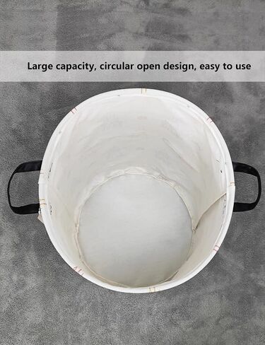 QUEENLALA Large Storage Basket,Laundry Hamper/Bathroom/Home Decor/Collapsible Round Storage Bin,Boys and Girls Hamper/Boxes/Clothing(Color Unicorn) in Saudi Arabia