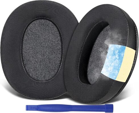 SOULWIT Cooling Gel Earpads Cushions Replacement for Sony WH-XB910 XB910N Extra Bass Noise Cancelling Headphones, for Sony WHXB910N Wireless Headset, Ear Pads with Noise Isolation Foam - Black in Saudi Arabia