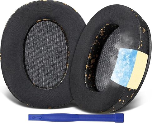 SOULWIT Cooling Gel Earpads Cushions Replacement for Sony WH-XB910 XB910N Extra Bass Noise Cancelling Headphones, for Sony WHXB910N Wireless Headset, Ear Pads with Noise Isolation Foam - Black in Saudi Arabia