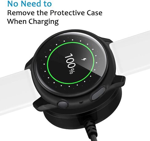 واقي شاشة Meliya مكون من 4 قطع لساعة Samsung Galaxy Watch Active 2 40 مم 44 مم، غطاء حماية شامل من مادة TPU لملحقات غطاء ممتص الصدمات لساعة Samsung Galaxy Watch Active 2 in Saudi Arabia