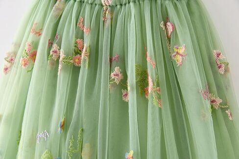Baby Girls Tutu Dress Summer Sleeveless Embroidery Tulle Dresses Size 6M-5T in Kuwait