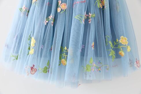 Baby Girls Tutu Dress Summer Sleeveless Embroidery Tulle Dresses Size 6M-5T in Saudi Arabia