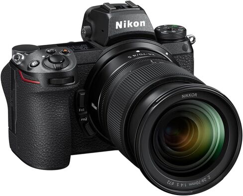 كاميرا نيكون 1663 Z6II بدون مرآة بإطار كامل FX مع مجموعة عدسات NIKKOR Z مقاس 24-70 مم f/4 S مع حزمة حماية محسنة CPS لمدة 3 سنوات in Saudi Arabia
