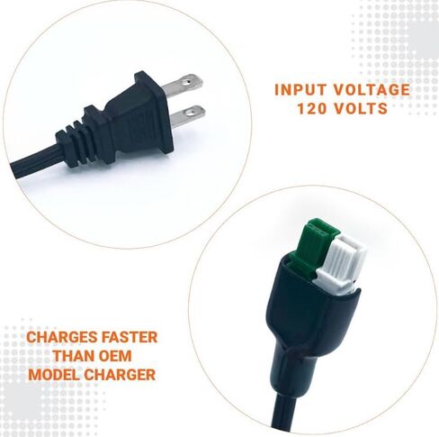 شاحن بطارية بديل 36 فولت، متوافق مع بلاك ديكر للطراز ETPCA-P360080U 90547460/90604959، يناسب موديلات جزازة العشب SPCM1936 CM1836 CM1936 RB3612 RB3610 in Saudi Arabia