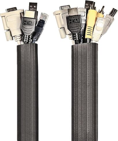 UTW-FCW12-BK 12-Feet Flexi Cable Wrap, Black in Saudi Arabia