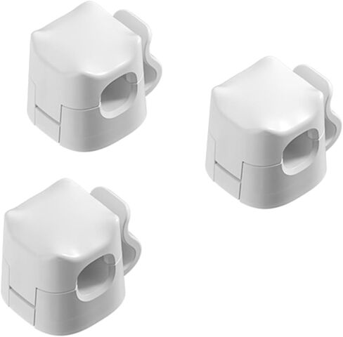 3Pack Cable Clips, JIYHF Cord Organizer for Desk, Wire Organizer, Phone USB Charger Holder, Management Wall Car Desktop Nightstand(Black) in Saudi Arabia