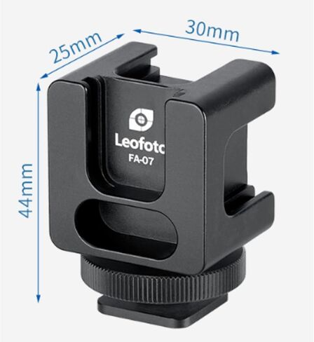 Leofoto FA-07 حذاء ساخن/بارد 1/4" محور ملحقات محول فلاش متعدد in Saudi Arabia