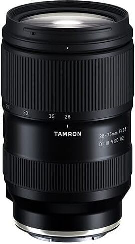 عدسة Tamron مقاس 28-75 مم f/2.8 Di III VXD G2 لهاتف Sony E مع ملحقات متقدمة وحزمة سفر (ضمان محدود لمدة 6 سنوات في الولايات المتحدة الأمريكية) | عدسة سوني 28-75 ملم in Saudi Arabia