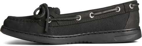 Sperry Mens Shoes Women's ANGELFISH Boat Shoe, BLACK NB, 8 in Saudi Arabia