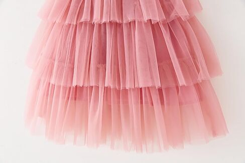 Toddler Girls Triple Layer Cake Dress Summer Tulle Tutu Dresses Size 6M-5T in Kuwait