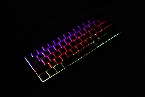 KPREPUBLIC bm60rgb bm60 poker rgb 60% gh60 لوحة مفاتيح ميكانيكية مخصصة قابلة للتبديل السريع برنامج PCB qmk مفتاح rgb كامل underglow type c (BM Poker PCB فقط x1) in Saudi Arabia