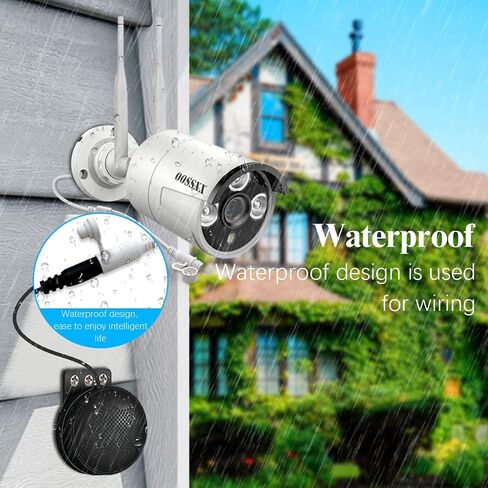 OOSSXX 4pcs Extended Speaker,Fit Wireless 3MP Camera and POE Camera in Saudi Arabia