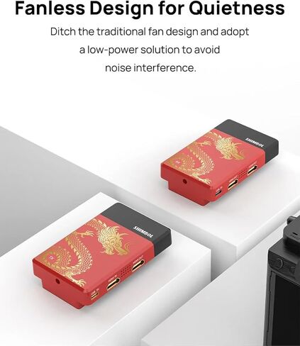 Shimbol TP Mini نظام نقل الفيديو اللاسلكي HDMI جهاز إرسال واستقبال 600FT نطاق نقل 0.07S تصميم حلقة HDMI منخفضة الكمون in Kuwait