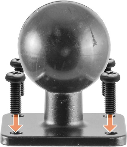 iBOLT 38mm / 1.5 inch Ball Composite AMPS Adapter Plate for Industry Standard Dual Ball Socket mounting arms in Saudi Arabia