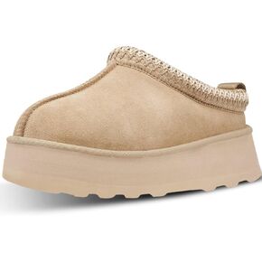 Platform Slippers Mini Boots for Women Fleece Lined Snow Boots Anti-Slip Snow Platform Slippers for Women Winter Outdoor in Saudi Arabia