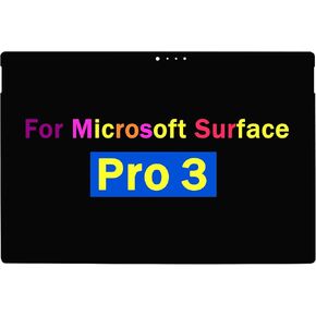 استبدال شاشة 12.3 بوصة لجهاز Microsoft Surface Pro 5 1796 V1.0 6870S-2403A LP123WQ1(SP)(A2) LP123WQ1(SP)(A3) مجموعة محول رقمي للوحة شاشة LCD (مع لوحة تعمل باللمس)