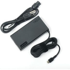Lenovo Legion Laptop Charger Slim 140W Watt USB Type C(USB-C) AC Power Adapter - IdeaPad Pro 5,Legion 9,Yoga Pro 7 Pro 9,Y9000P R9000P Y7000P R7000P, black, ADL140YDC3A