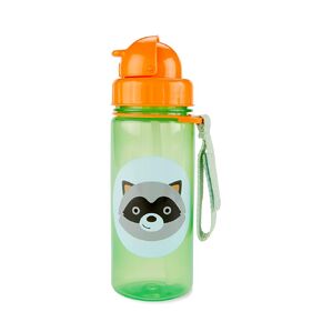 Skip Hop Toddler Sippy Cup with Straw, Zoo Straw Bottle 13 oz, Raccoon