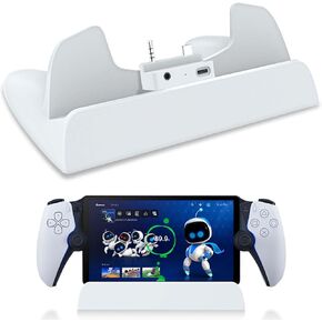 Charging Stand with Adapter for PlayStation Portal - Portable Charging Converter for PS Portal, Charge Base Holder for PS5 Portal Remote Player