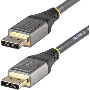 StarTech.com 3ft (1m) VESA Certified DisplayPort 1.4 Cable - 8K 60Hz HDR10 - Ultra HD 4K 120Hz Video - DP 1.4 Cable/Cord - for Monitors/Displays - DisplayPort to DisplayPort Cable - M/M (DP14VMM1M)