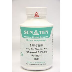 Sun Ten - Tang-KUEI & Peony Formula Dang GUI Shao Yao San 860 Concentrated Granules 100g by Baicao