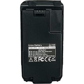 Battery BPK5 1600mAh Charging Li-ion Battery Pack, 11.52Wh DC7.2V Battery for UV-K5, UV-K5(8),UV-K5(99),UV-K6 Series Radios