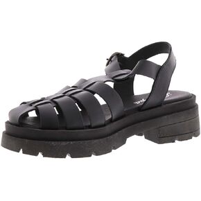 Free People Womens Delaney Leather Buckle Fisherman Sandals