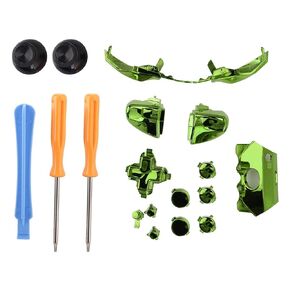 Elite Kit, X box One Elite Controller Accessories, X box Gaming Accessories, X BOX One Elite Controller Accessory Kit with Set Buttons, 2 x Screwdriver, 1 x Wrench for X box 360 Controller.(绿色)