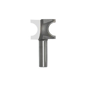 Carbide Tipped Half Round Router Bits, 1/2" Shank, Radius 3/8" 3/4" Bead Dia., 70mm Overall Length