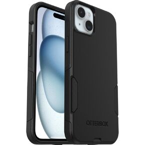 OtterBox iPhone 15, iPhone 14, and iPhone 13 Commuter MagSafe Series Case - Black, Slim & Tough, Pocket-Friendly, with Port Protection