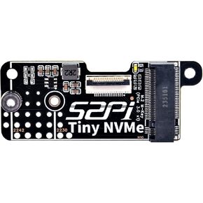 GeeekPi N10 Tiny PCIe M.2 Key-M NVMe SSD PCIe Peripheral Board for Raspberry Pi 5, Support M.2 NVMe SSD 2230 2242