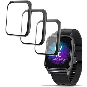 Compatible with FITVII H56 1.7" Smartwatch, 3D Screen Protectors, 3 Piece, Full Coverage, Anti-shatter