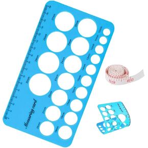 Nipple Measurement Tool for Flanges Nipple Ruler is a Measuring Tool Used to Measure The Flange Size for Nipples Nipple Flange Measuring Tool Breast Pump Sizing Tool for New Mothers