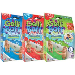 3 x Gelli Baff Bundle, Blue, Red & Green, Turn water into colourful goo! Children’s Sensory & Bath Toy