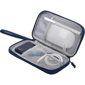 Electronic Organizer Travel Case, Electronic Organizer Travel Cable Accessories Bag, Electronic Accessories Bag, Digital Gadget Organizer Case for Portable Charger, Cables, Hard Drives, Phone (Black) in Kuwait