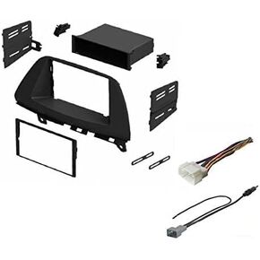 ASC Audio Car Stereo Dash Install Kit, Wire Harness, and Antenna Adapter for Installing an Aftermarket Radio for 2005 2006 2007 2008 2009 2010 Honda Odyssey