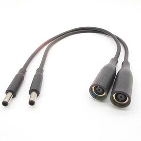 2-Pack Tip Adapter Converter Cable 7.4 to 4.5mm for Dell Laptop Power Supply 30w 40w 45w 65w 90w 120w 135w D5g6m 0d5g6m M3800 XPS 12 13 9350 3960 15 5930 5950 Inspiron 11 13 14 15 17 3000 5000 7000