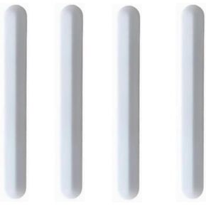 Bottom Case Rubber Feet Strips Replcement for HP Pavilion 15-CK 15-CD CC TPN-Q190 Q192 Q191 Q201 Series Laptop Rubber Foot Pad Mat Silver