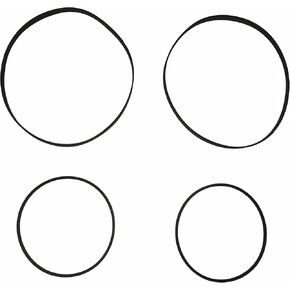 4pcs/Set New Belts Kit Replacement for Sony TC-WE425 TC-WE435 TC-WE475 TC-WE635 TC-WE635 TC-WE675 Dual Deck Cassette Player