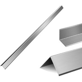 Aluminium Alloy Metal Corner Protector, Pack of 12 Corner Guards, 19 Ga/0.9 mm Thickness Corner Guard with 90-Degree Angle for Wall Protection and Decoration (1.6x1.6x48 Inch)
