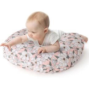 The Peanutshell Nursing Pillow for Breastfeeding, Breast Feeding Pillows for Babies, New Baby Essentials, Magnolia