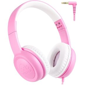 C3 Kids Headphones Wired, On-Ear Wired Headphones for Boys Girls with 3.5mm Jack, Foldable, Adjustable Headband, Child Headphones for School Home Airplane Tablet Teal